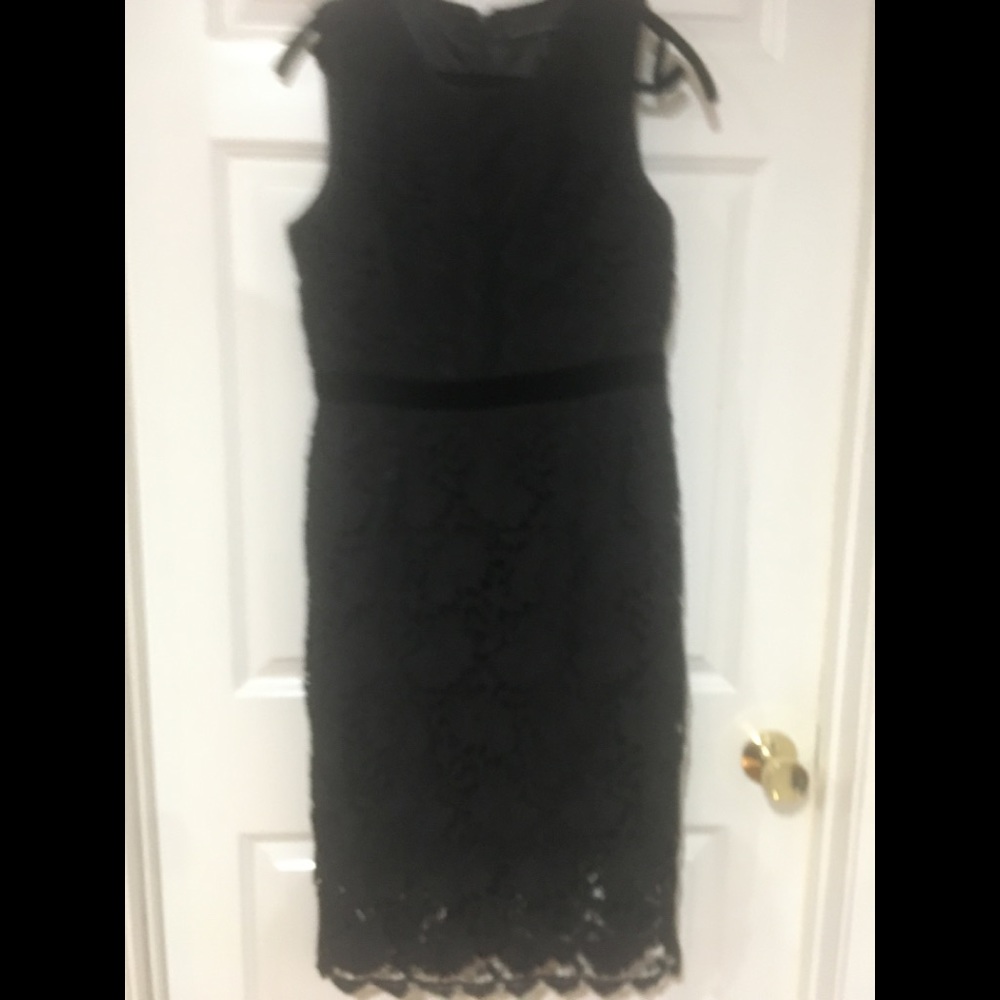 NWT  White House Black Market black lace dress